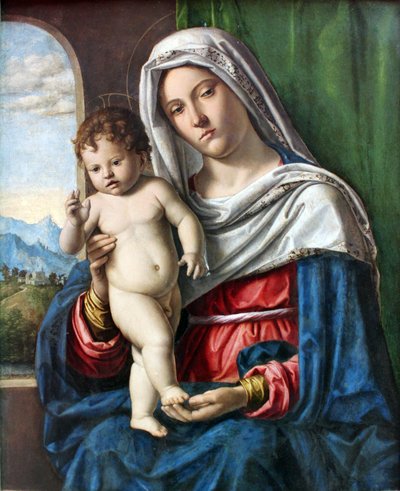Madonna és gyermeke alkotó: Cima da Conegliano
